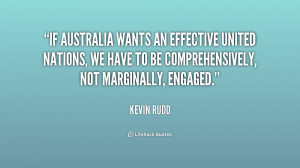If Australia wants an effective United Nations, we have to be ...