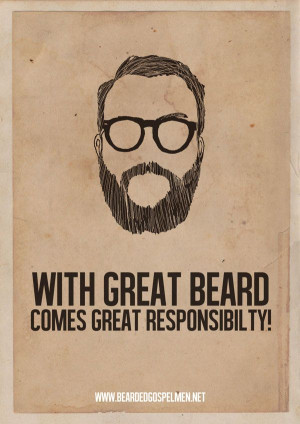 Poster-quotes In Honor of the Bearded Man