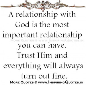 Good Quotes about Relationship with God Quotes Thoughts Sayings on God ...