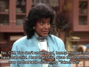 ... show at home, too. | 28 Reasons Clair Huxtable Is Perfection Embodied