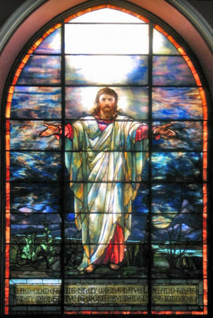 File:Tiffany Jesus Window in Pullman Memorial Universalist Church.jpg ...