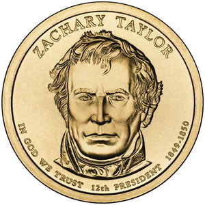 US Mint Launches Zachary Taylor Coin on 225th Anniversary of His Birth
