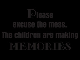 Making Memories quotes decal