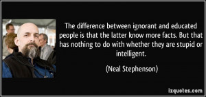 quotes regarding ignorant people