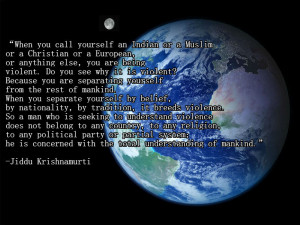 Jiddu Krishnamurti motivational inspirational love life quotes sayings ...