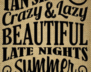 -Summer Holiday Quotes-Word Art-Summer Subway-Crazy Late Nights ...