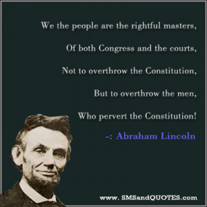 We The People Are The Rightful Masters