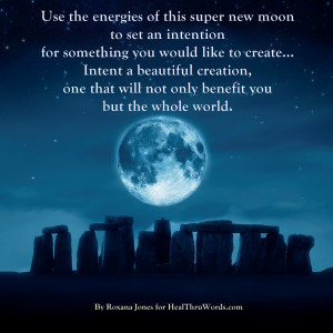 Inspirational Image: A Special Super New Moon