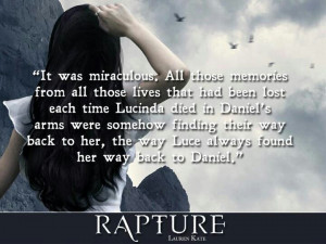 ... Lauren Kate Quotes, Daniel Grigori, Favorite Book, Rapture Quotes
