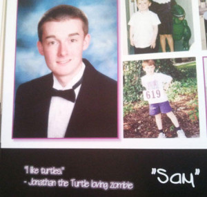 funny senior yearbook quotes i like turtles