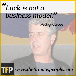 Luck is not a business model.