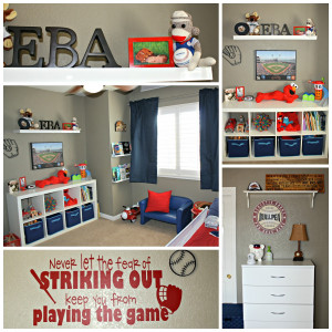 ... red white and blue it s the perfect room for a baseball loving toddler