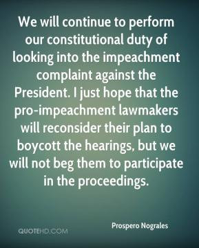 ... lawmakers will reconsider their plan to boycott the hearings, but we