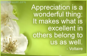 Appreciation is nourishment for the soul and a high motivator to ...