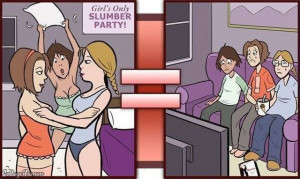 What men expect VS. What really happens in reality