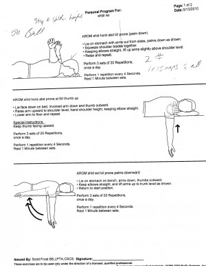 Shoulder Impingement Physical Therapy Exercises
