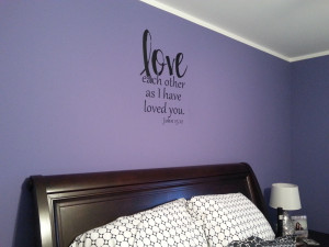 yes, this is above my bed! I purchased this decal for 12 bucks on ebay ...