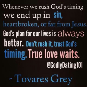 On God's time