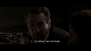alone I am not lonely