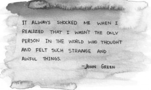Quotes. John Green.