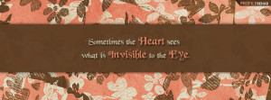 Heart Quote Facebook Cover