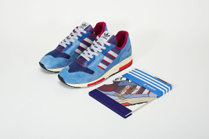 adidas Consortium x Quote x Peter O’Toole ZX 420 Quotoole (blau/rot ...
