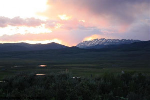 Simplify your life by taking a moment to enjoy a Wyoming sunset.