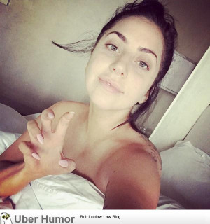 Lady Gaga 100% Natural! No wigs. No Makeup. (From her Instagram)