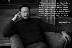 to be depressed again, I found a way to love my depression. I love ...