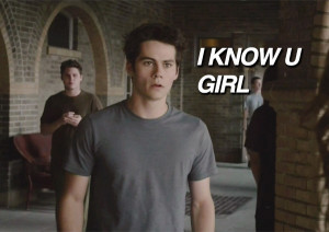 ... the gang had rescued! And she did not seem very happy to see Stiles