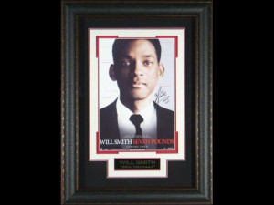 Will Smith - Seven Pounds Autographed 11x17 Framed Poster