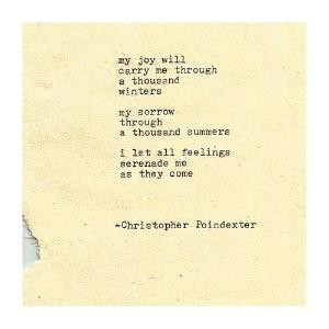 christopher poindexter quotes