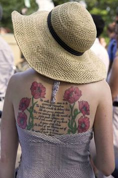 Pretty substantial tattoo of Sylvia Plath's 