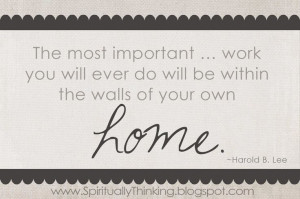 ... walls of your own home