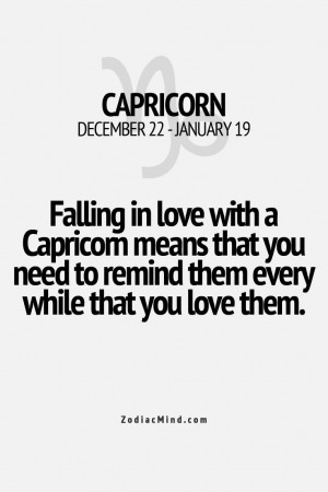 capricorn & love