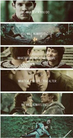 Why do Supernatural quotes go so freakishly well with Merlin?