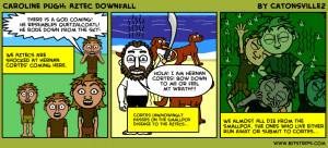 Hernan Cortes Comic Strip
