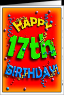 17th Birthday Cards from Greeting Card Universe