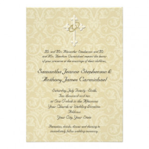Christian Wedding Invitations, 500+ Christian Wedding Announcements ...