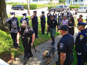 Police Dog Laid to Rest With Respect & Love
