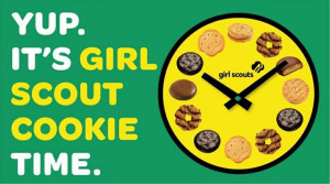 Girl Scout cookie time