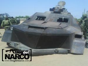 NARCO BLOG: Armored Vehicle/Tank Seized from Mexican Drug Cartel