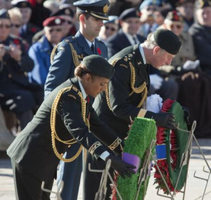 Prince Charles and Camilla The Duchess of Cornwall attend Rememberance ...