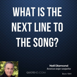 What is the next line to the song?