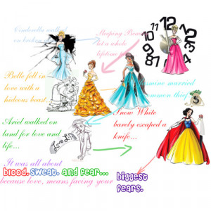 disney princesses quote - Polyvore