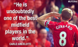 Ancelotti on Gerrard