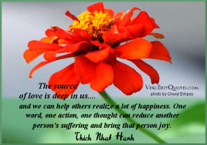 thich nhat hanh picture quotes about love