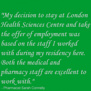 At London Health Sciences Centre we try to match each candidate with a ...