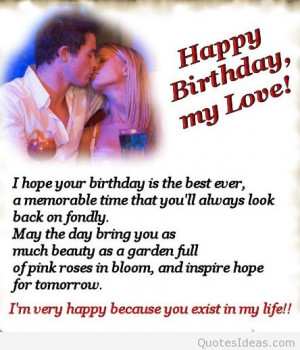 Happy birthday love quotes messages 2015 2016