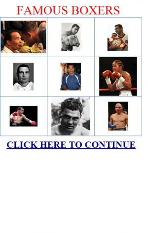Famous boxers. Quotes from famous boxers. List of famous boxers ...